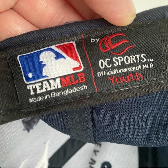 Atlanta Braves OC Sports MLB Adjustable Velcro Baseball Cap Youth - Picture 4 of 9